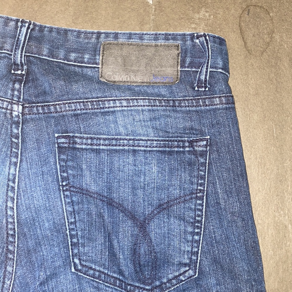 Calvin Klein Jeans Slim W33 Dark Blue Denim - Picture 9 of 13